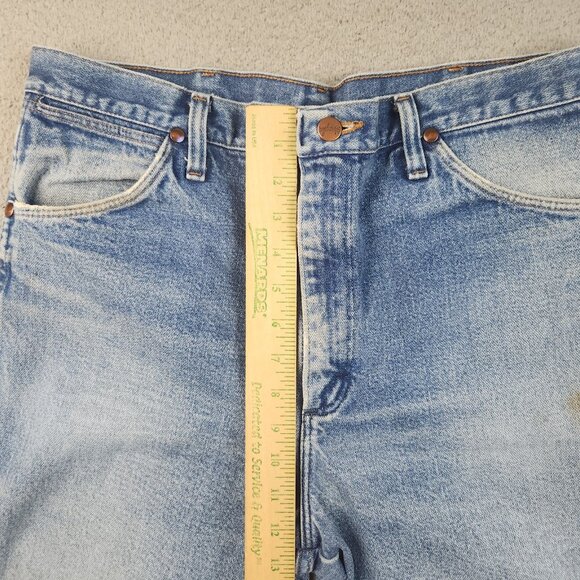 Wrangler Jeans Mens 36x32 Blue 936 Slim Fit Cowboy Cut Western Chore Ranch Rodeo - Picture 4 of 16